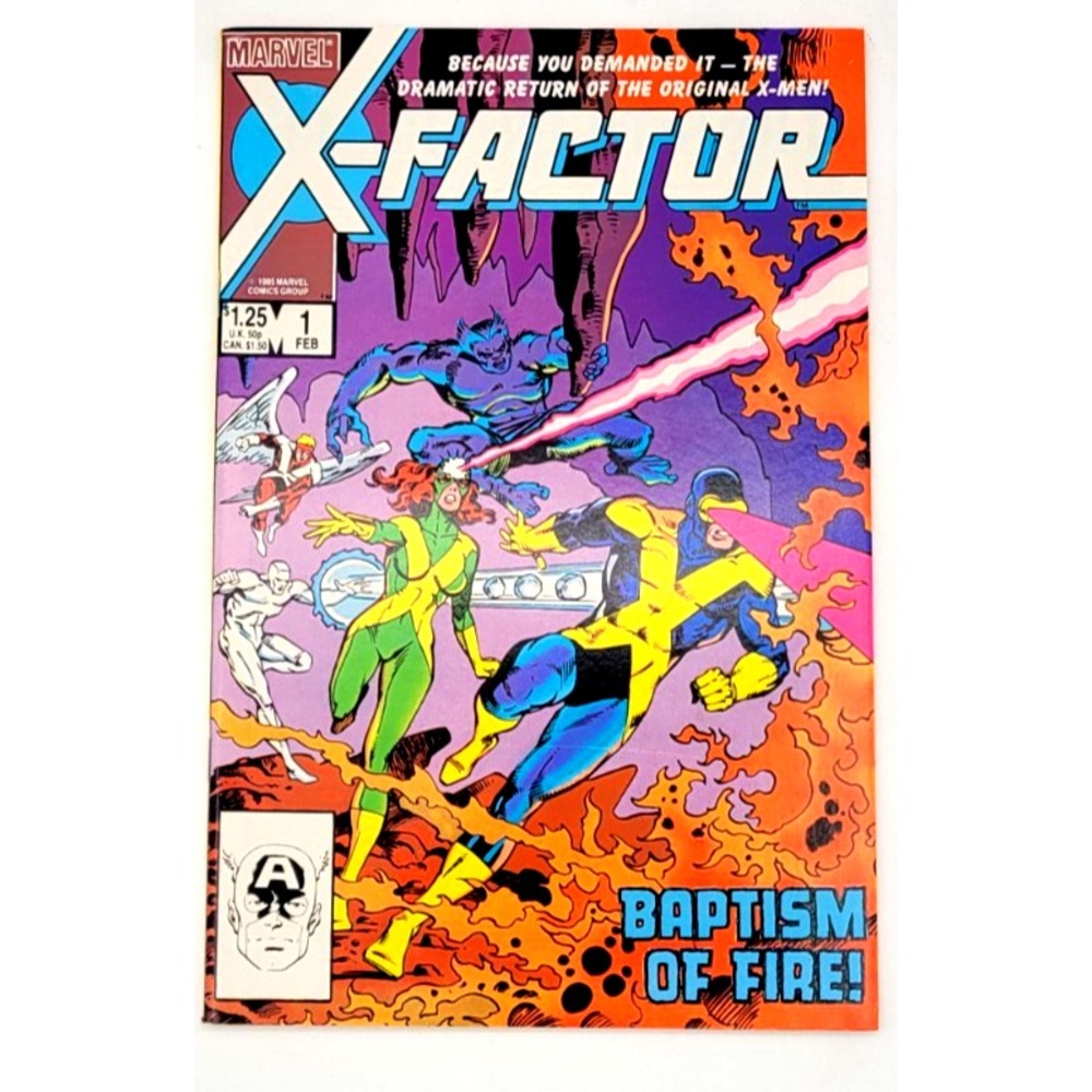 X-FACTOR #1 (1986) /NM/ CYCLOPS ICEMAN BEAST MARVEL COMICS